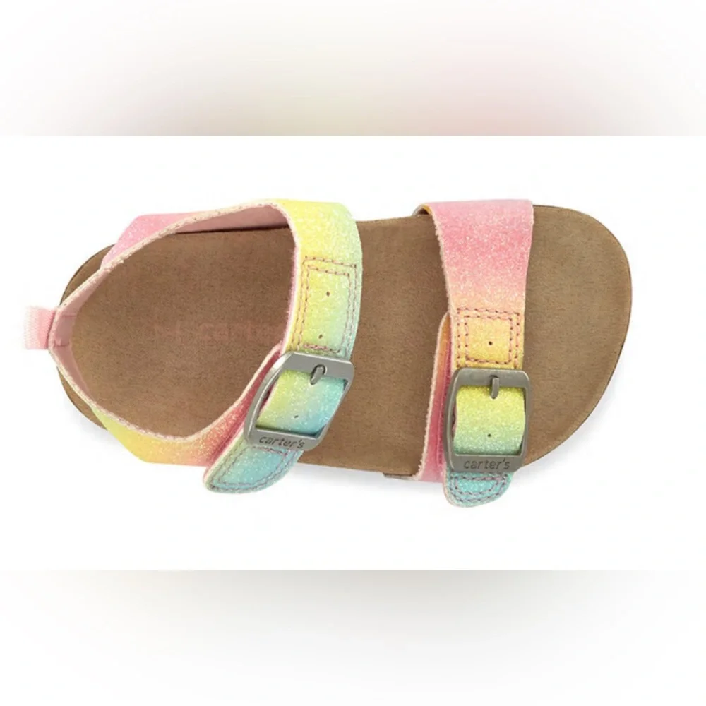 NWT Carter’s Duncan‎ Multi Glitter Sandals